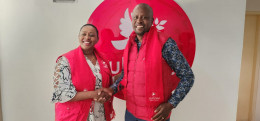 File image of Kanini Kega and Sabina Chege.